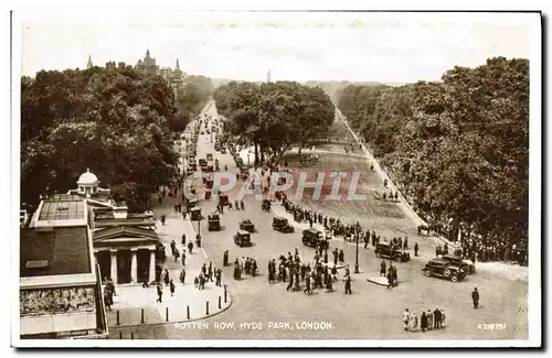 Ansichtskarte AK Rotten Row Hyde Park London Chevaux Hippisme