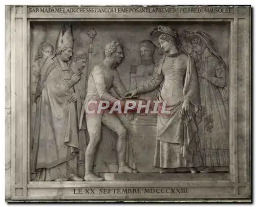 Cartes postales Charteuse D'Auray Bas Relief a l'interieur de la chapelle funeraire