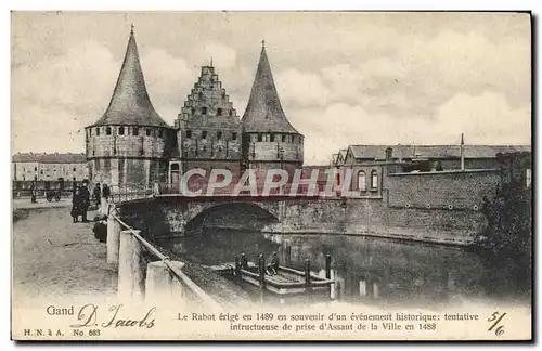 Cartes postales Gand Le Rabot