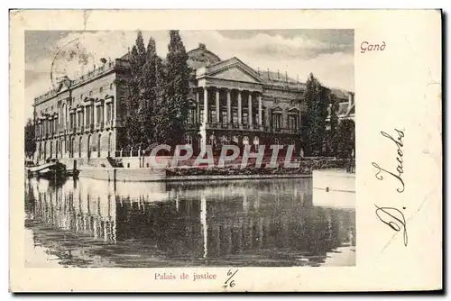 Cartes postales Gand palais De Justice
