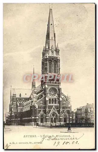 Cartes postales Anvers L&#39Eglise St Willebrord