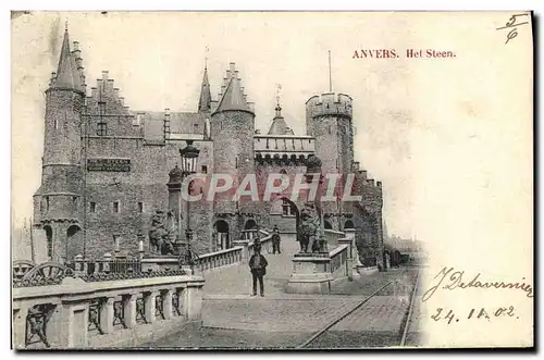 Cartes postales Anvers het Steen