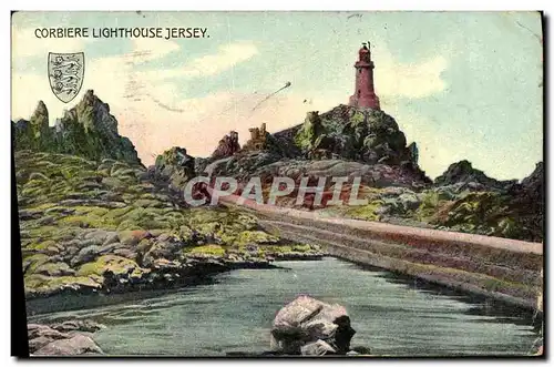 Cartes postales Corbiere Lighthouse Jersey Phare