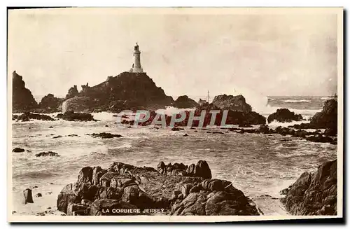 Cartes postales La Corbiere Jersey Phare