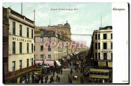 Cartes postales Argyle Street Looking East Glasgow