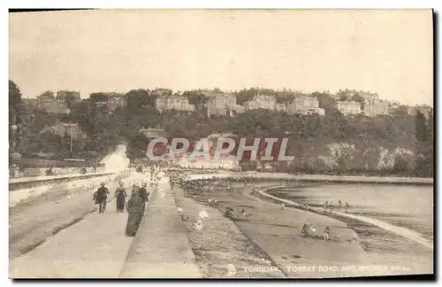 Cartes postales Torquay road and Warren Hill