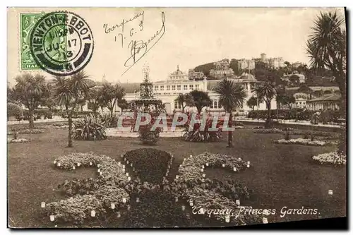 Cartes postales Torquay Princess Gardens