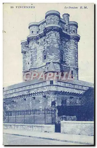 Cartes postales Vincennes Le Donjon