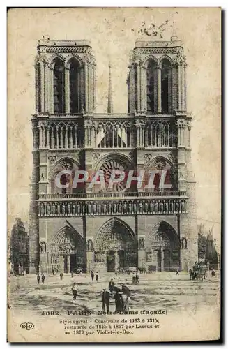Cartes postales Paris Notre Dame