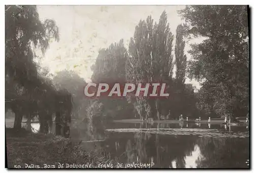 Ansichtskarte AK Paris Bois De Boulogne Etang de Longchamp