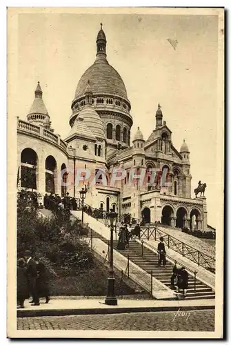 Cartes postales Paris Montmartre La Basilique Du Sacre Coeur