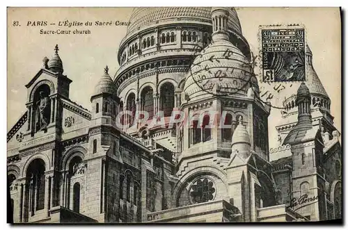 Cartes postales Paris L&#39Eglise Du Sacre Coeur