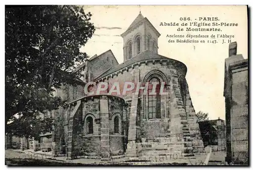 Cartes postales Paris Abside De I&#39Eglise St Pierre De Montmartre