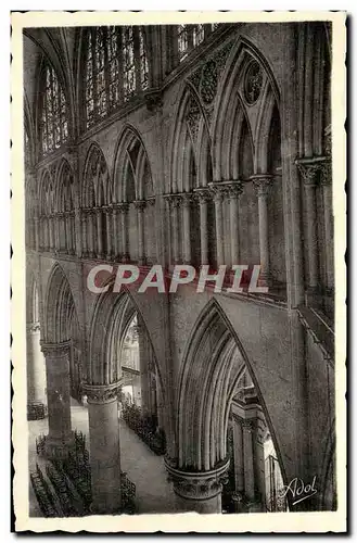 Cartes postales moderne Le Mans Interieur de la cathedrale Galerie du premier deambulatoire du choeur