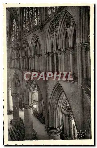 Moderne Karte Le Mans Interieur de la cathedrale Galerie du premier deambulatoire du choeur