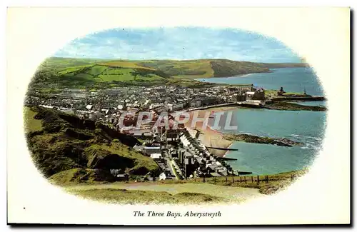 Moderne Karte The Three Bays Aberystwyth