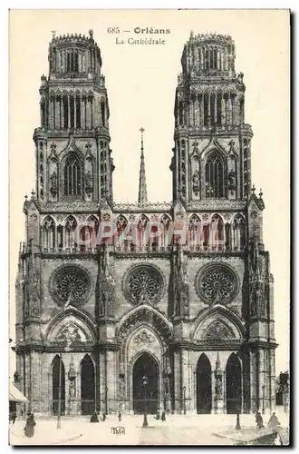 Cartes postales Orleans La Cathedrale