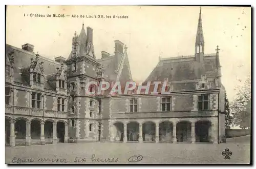 Ansichtskarte AK Chateau De Blois Aile De Louis XII Les arcades