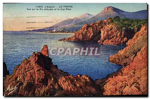 Ansichtskarte AK L&#39Esterel Le Trayas Vue Sur Le Pic D&#39Aurele Et Le Cap Roux