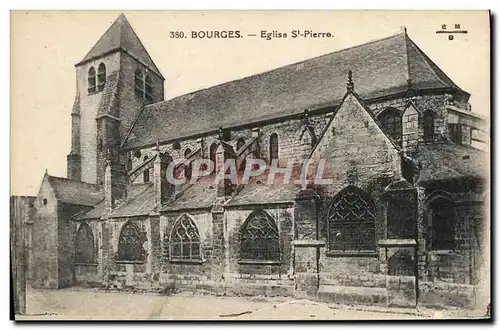 Cartes postales Bourges Eglise St Pierre