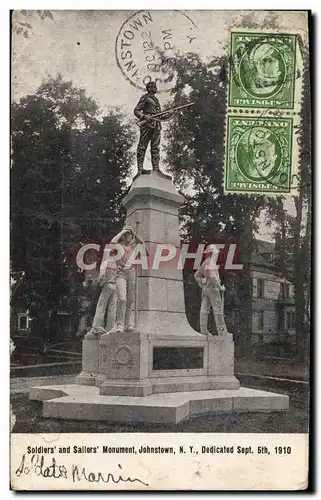 Cartes postales Soldiers and Sallors Monument Johnstown NY
