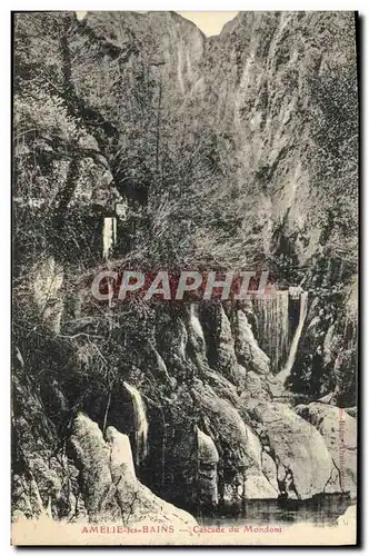 Cartes postales Amelie Les Bains Cascade du Mondoni
