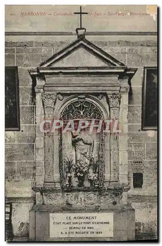 Cartes postales Narbonne Cathedrale St Just Ste Vierge