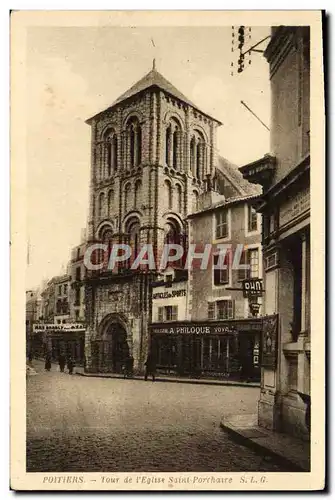 Cartes postales Poitiers Tour de L&#39Eglise Saint Porchaire Philoque