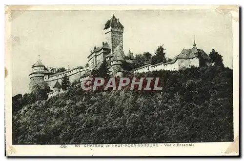 Cartes postales Chateau de Haut Koenigsbourg Vue d&#39Ensemble