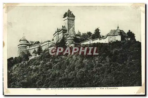 Cartes postales Chateau de Haut Koenigsbourg Vue d'Ensemble