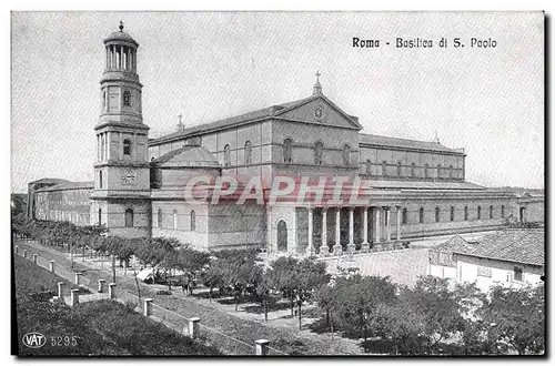 Cartes postales Roma Basilica di S Paolo