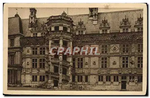 Cartes postales Chateau de Blois Escalier Francois 1er