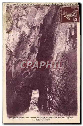 Cartes postales Environs d&#39Audierne Pointe du Raz Enfer de Plogoff