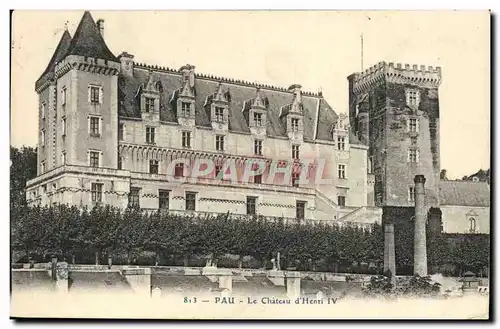 Cartes postales Pau Le Chateau d&#39Henri IV