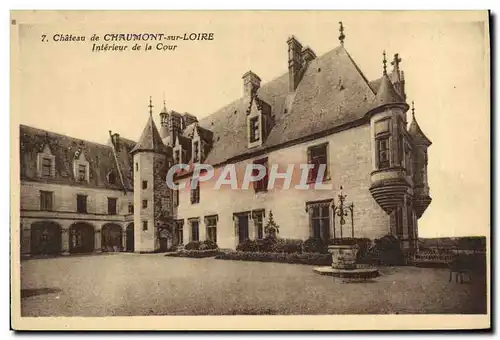 Ansichtskarte AK Chateau de Chaumont sur Loire Interieur de la Cour