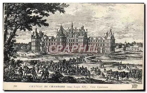 Cartes postales Chateau De Chambord Cote Couesnon