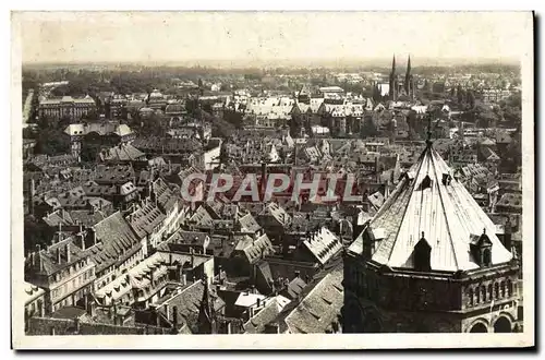 Moderne Karte La Douce France Strasbourg Vue Generale Prise De La Cathedrale Vers Le Temple St Paul