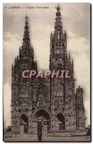 Cartes postales L&#39Epine L&#39Eglise Notre Dame