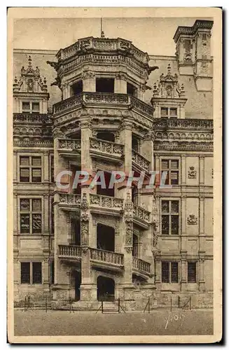 Cartes postales Chateaux De La Loire Chateau de Blois Escalier Francois 1er