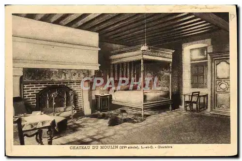 Cartes postales Chateau Du Moulin Chambre