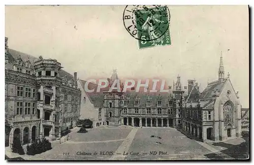 Cartes postales Chateau de Blois La Cour