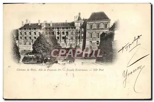 Ansichtskarte AK Chateau de Blois Aile de Francois 1er Facade exterieure