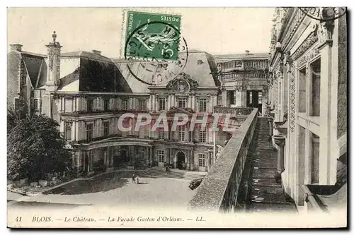 Cartes postales Blois Le Chateau La Facade Gaston d&#39Oleans