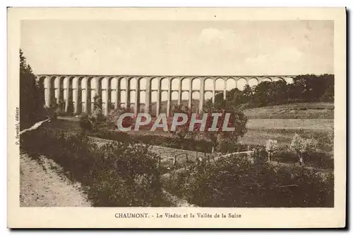 Cartes postales Chaumont Le Viaduc et la Vallee de la Suize