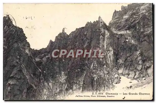 Cartes postales Chamonix Les Grands Charmoz