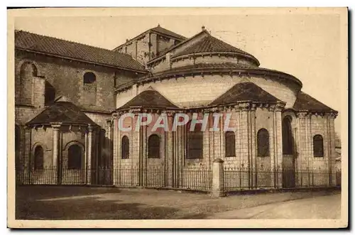 Cartes postales Poitiers Eglise de Saint Hilaire Le Grand Les Absides romanes du chevet