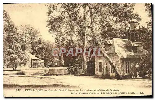 Cartes postales Versailles Parc du Petit Trianon La Laiterie et Maison de la Reine