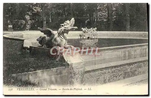 Cartes postales Versailles Grand Trianon Bassin du Plafond