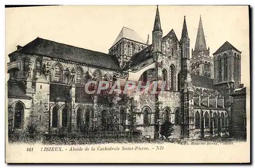 Cartes postales Lisieux Abside de la Cathedrale Saint Pierre