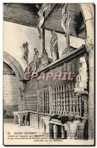 Cartes postales Saint Herbot Chapelle